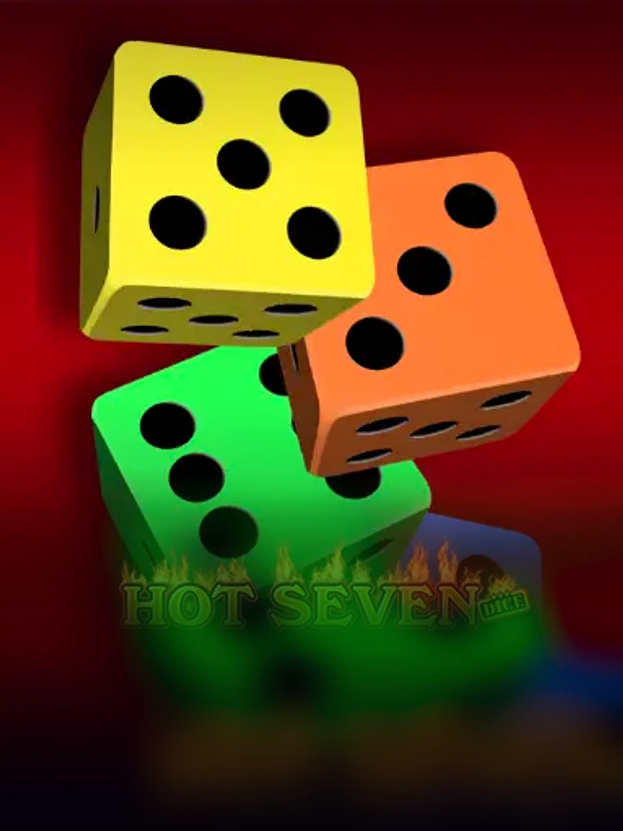 Hot Seven Dice slot game artwork