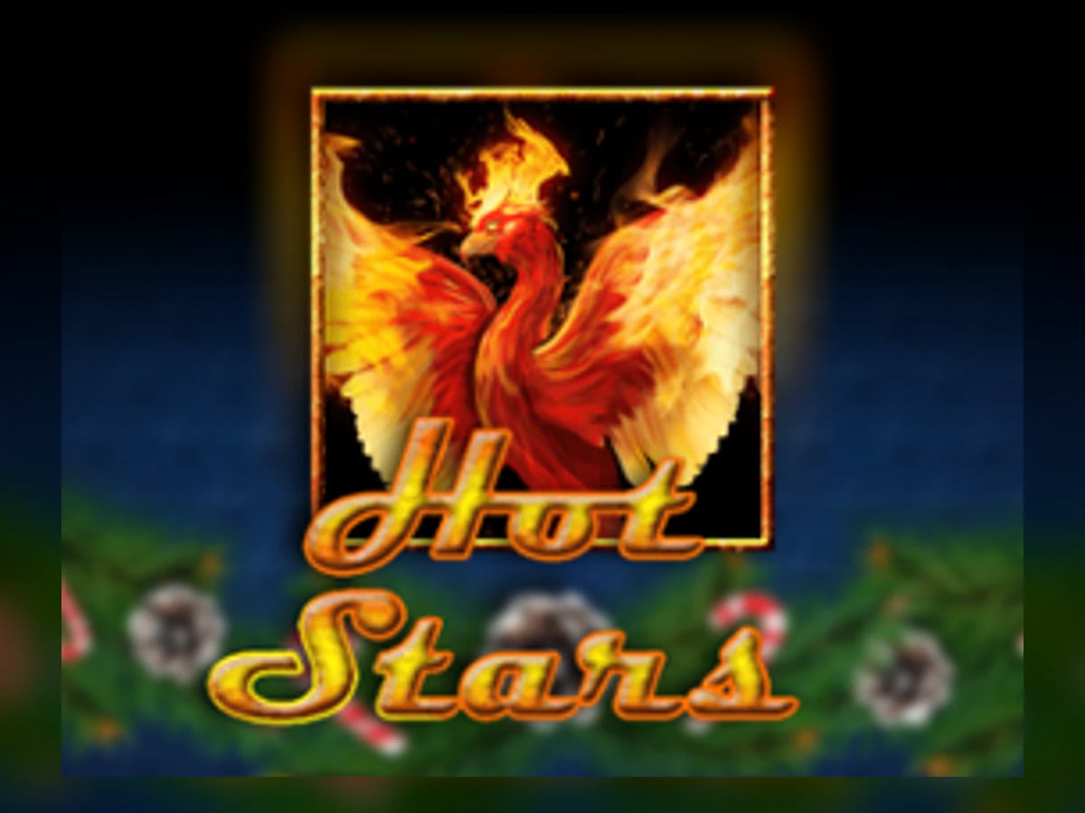 Hot Stars Christmas slot game artwork