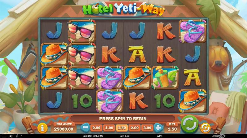 Hotel Yeti Way slot game artwork