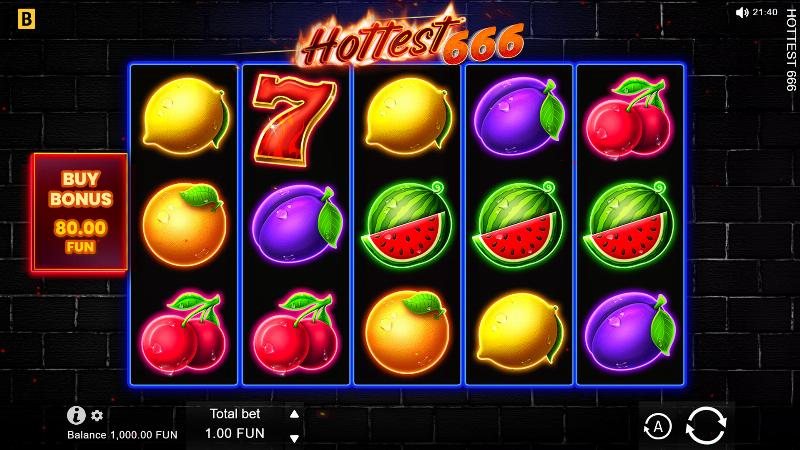 Hottest 666 slot game artwork