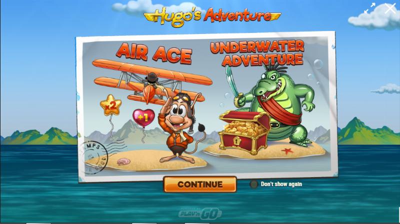 Hugos Adventure slot game artwork