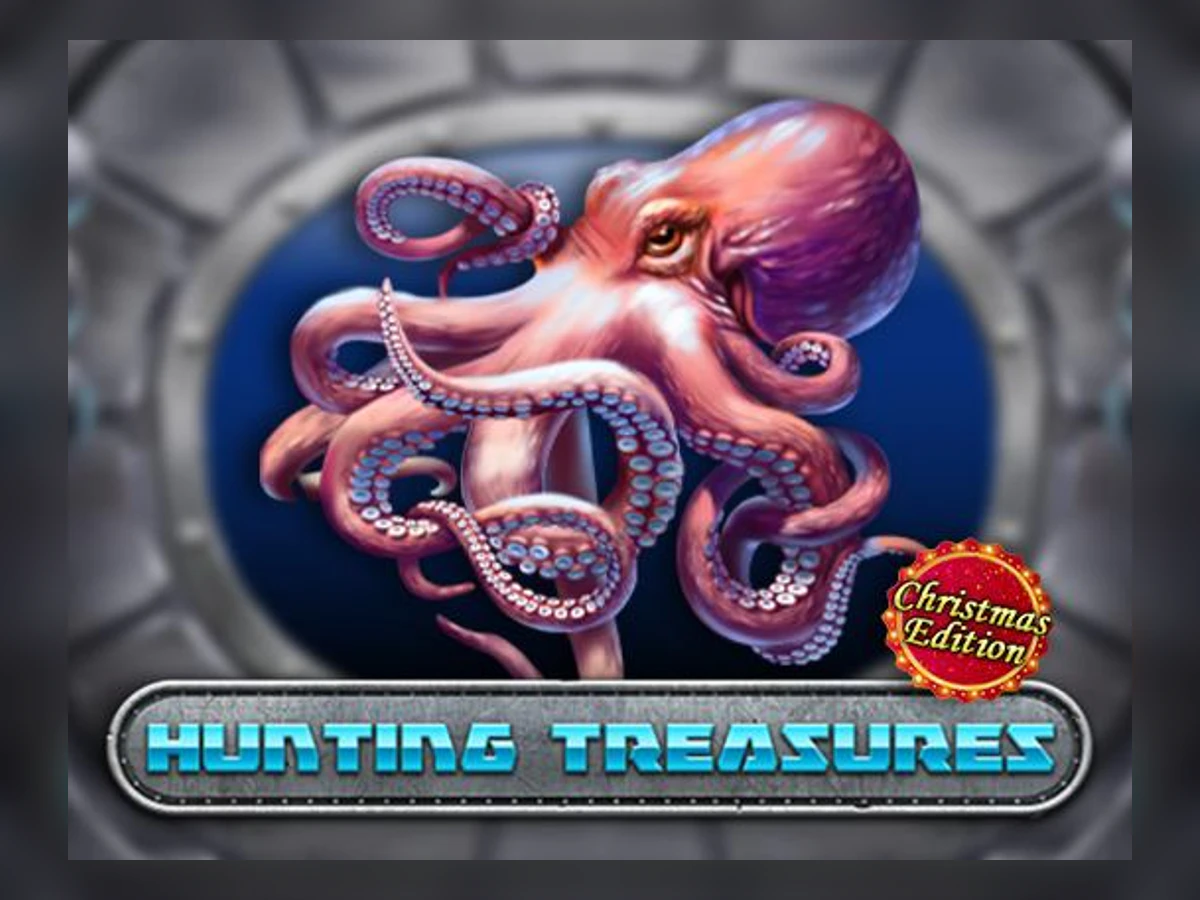 Hunting Treasures Christmas Edition slot game artwork