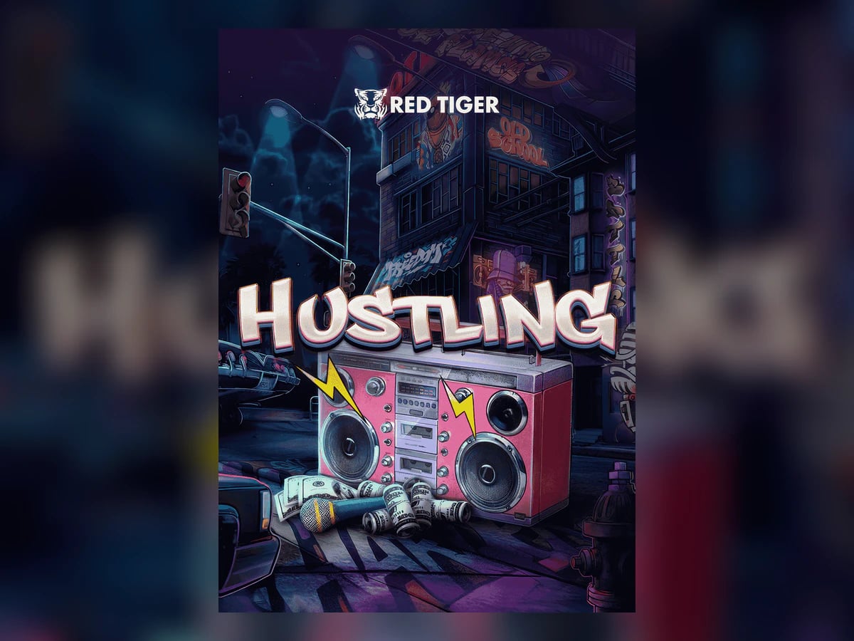 Hustling slot game artwork