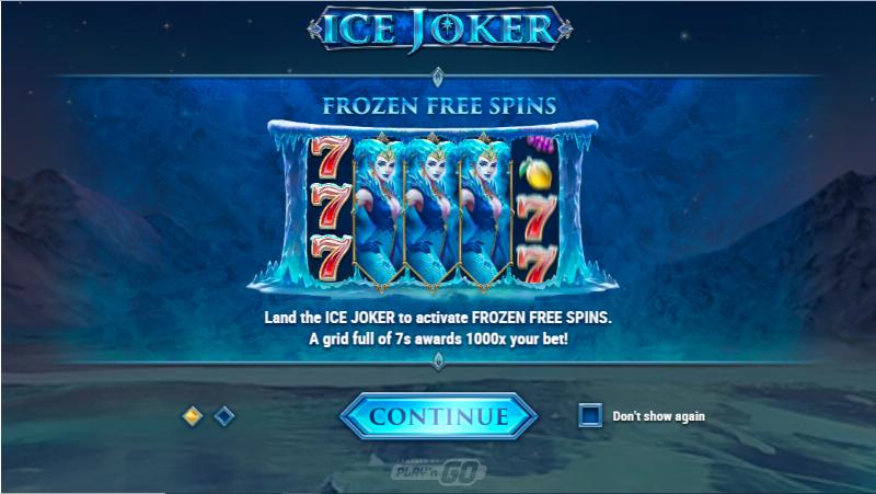 Ice Joker slot game artwork