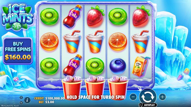 Ice Mints slot game artwork