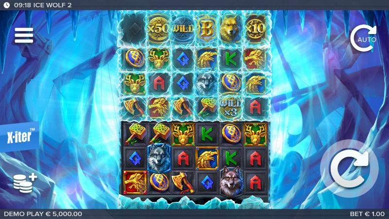 Ice Wolf 2 slot game artwork