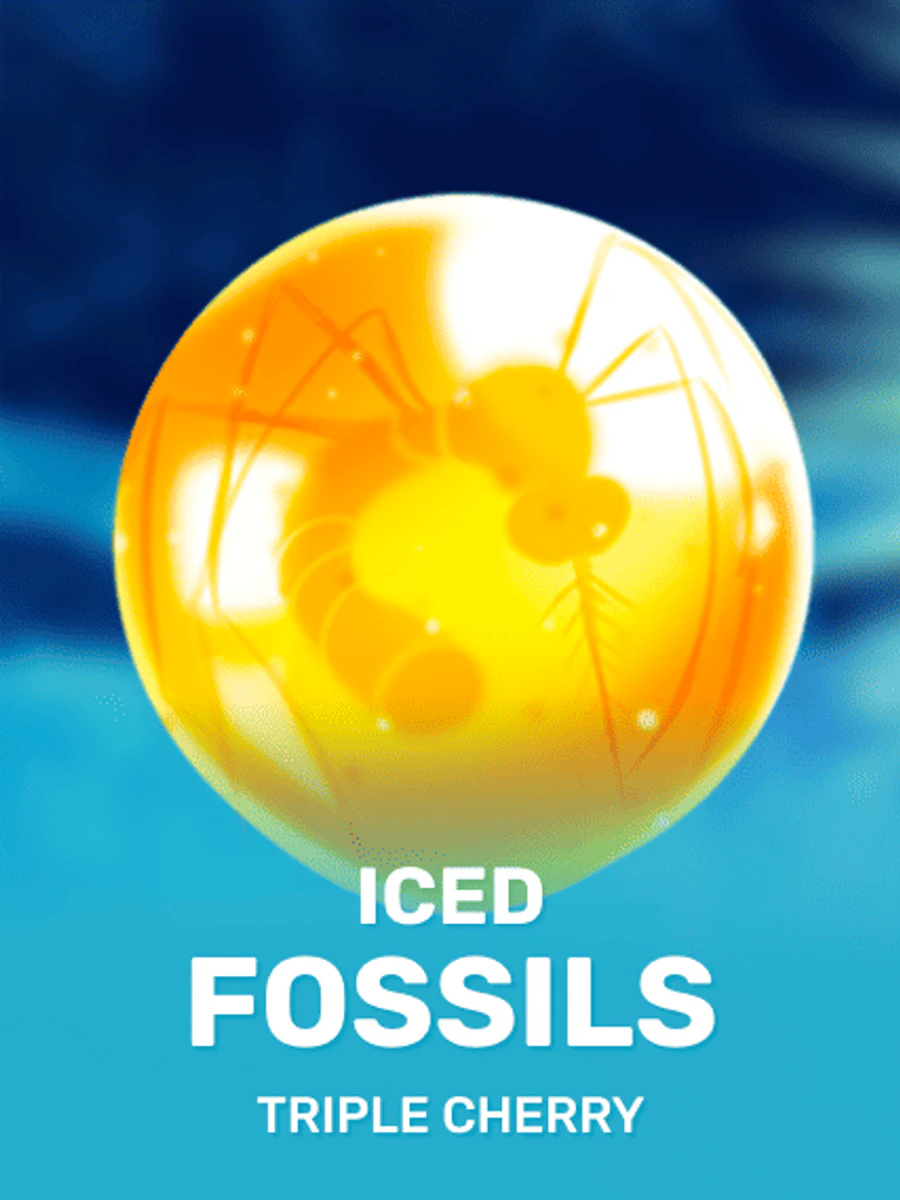 Iced Fossils slot game artwork