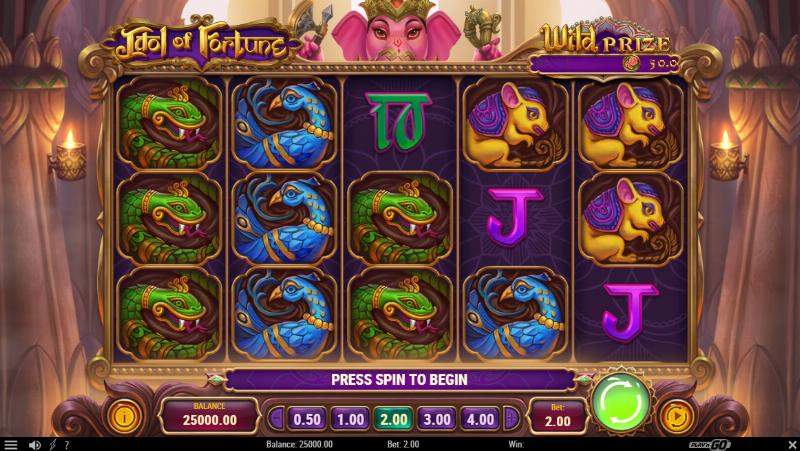 Idol Of Fortune slot game artwork