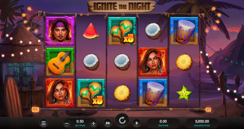 Ignite The Night slot game artwork