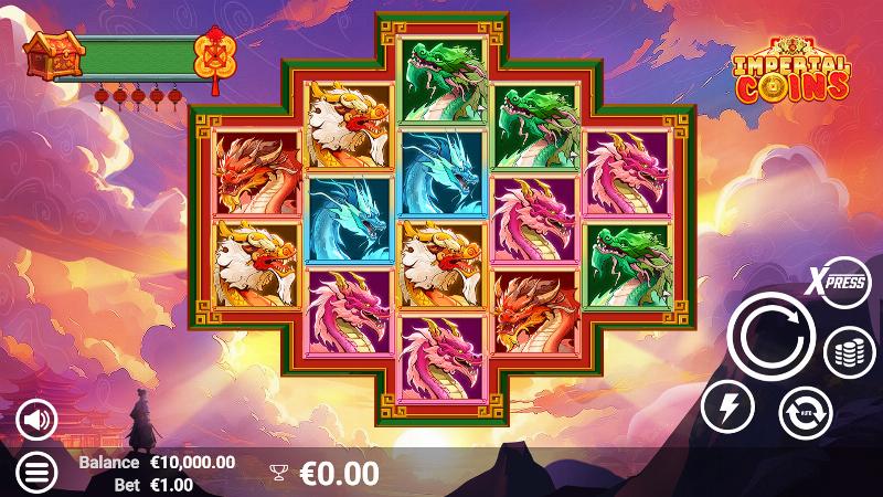 Imperial Coins slot game artwork