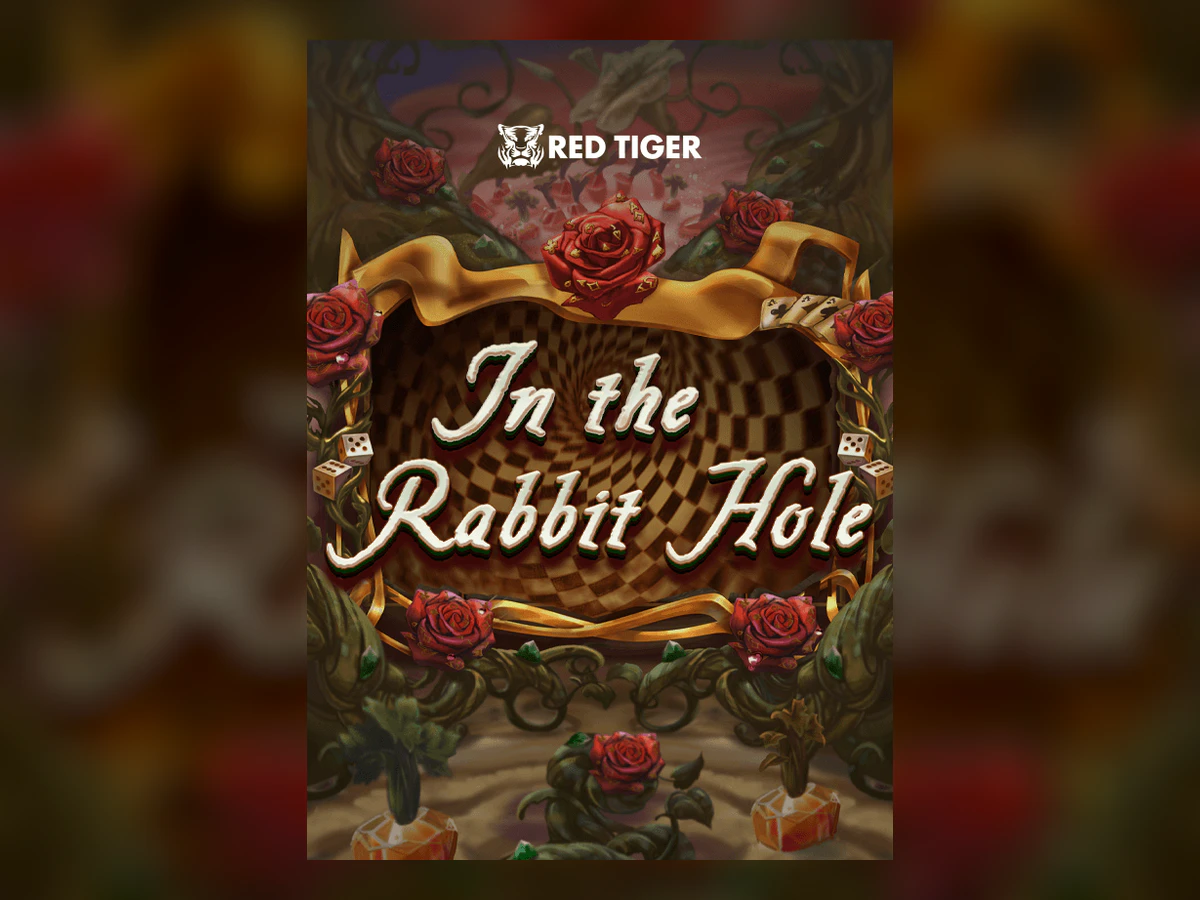 In The Rabbit Hole slot game artwork