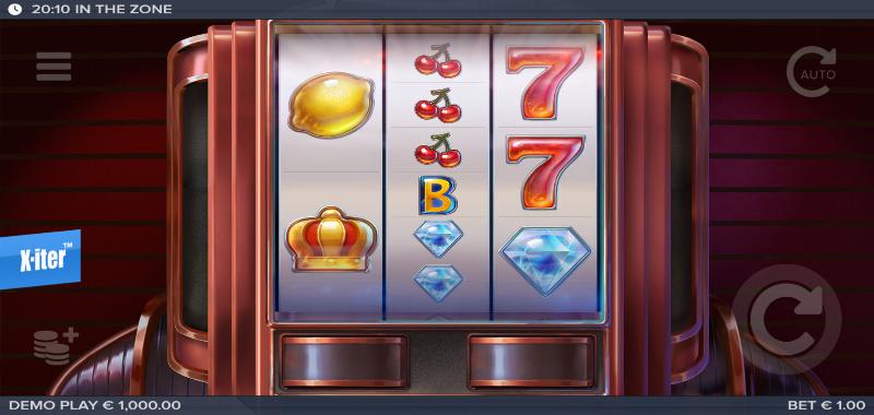 In The Zone slot game artwork