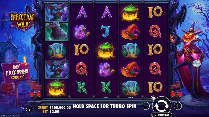 Infective Wild slot game artwork