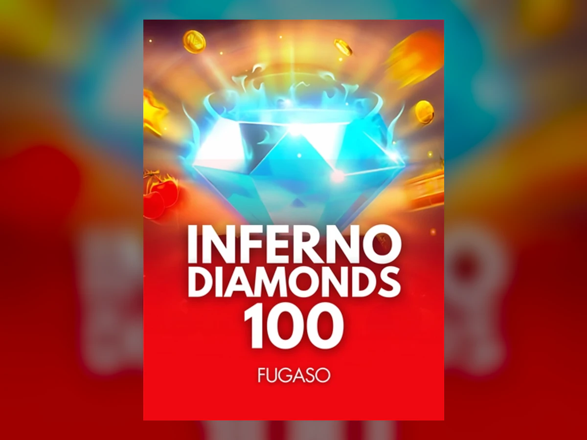 Inferno Diamonds 100 slot game artwork