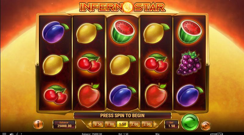 Inferno Star slot game artwork