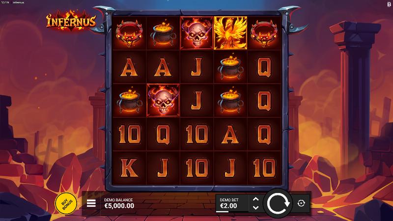 Infernus slot game artwork