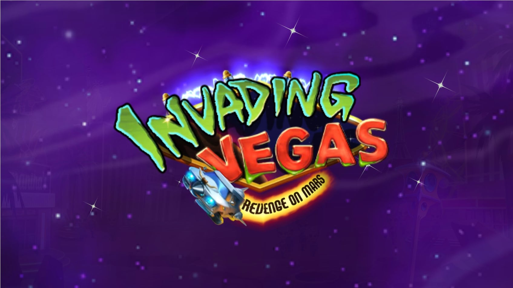 Invading Vegas Revenge On Mars slot game artwork