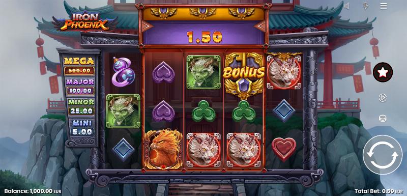Iron Phoenix slot game artwork