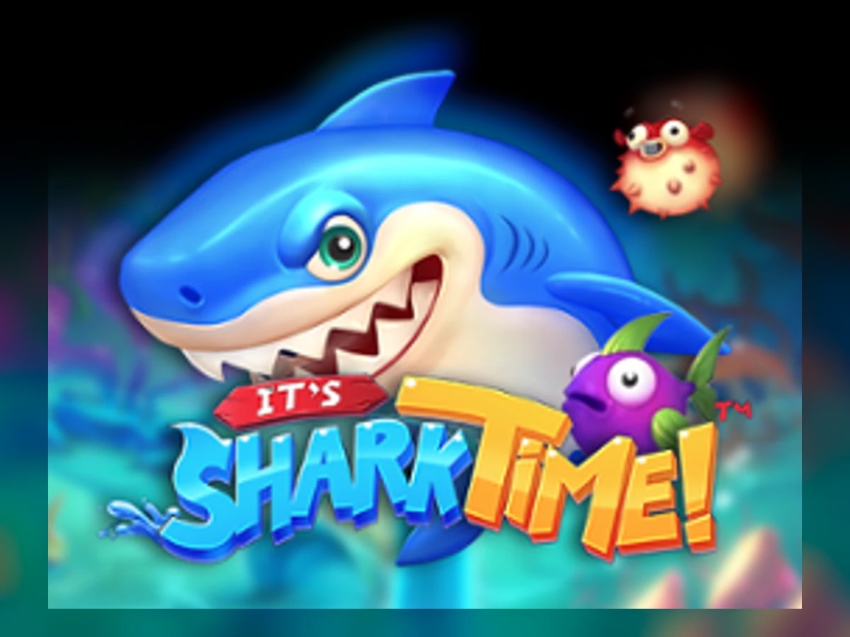 It's Shark Time slot game artwork