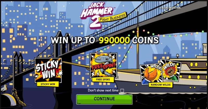 Jack Hammer 2 slot game artwork