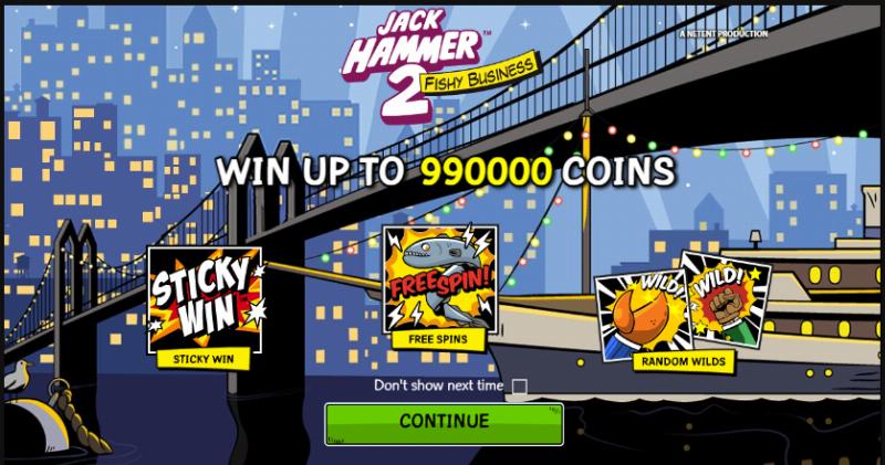 Jack Hammer 2 slot game artwork