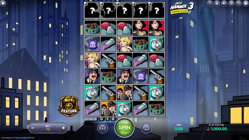 Jack Hammer 3: Diamond Affair slot game artwork