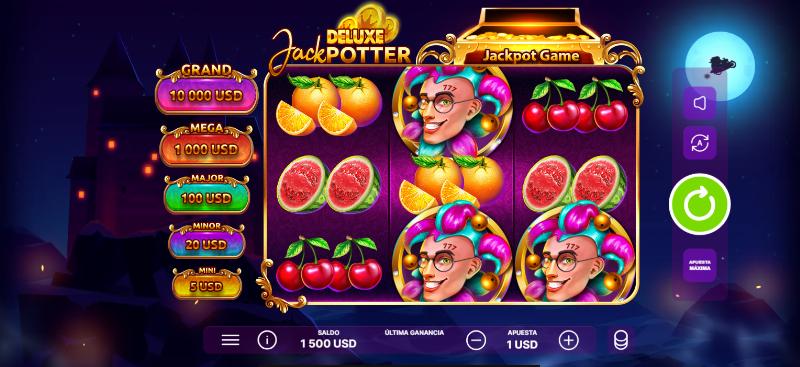 Jack Potter Deluxe slot game artwork