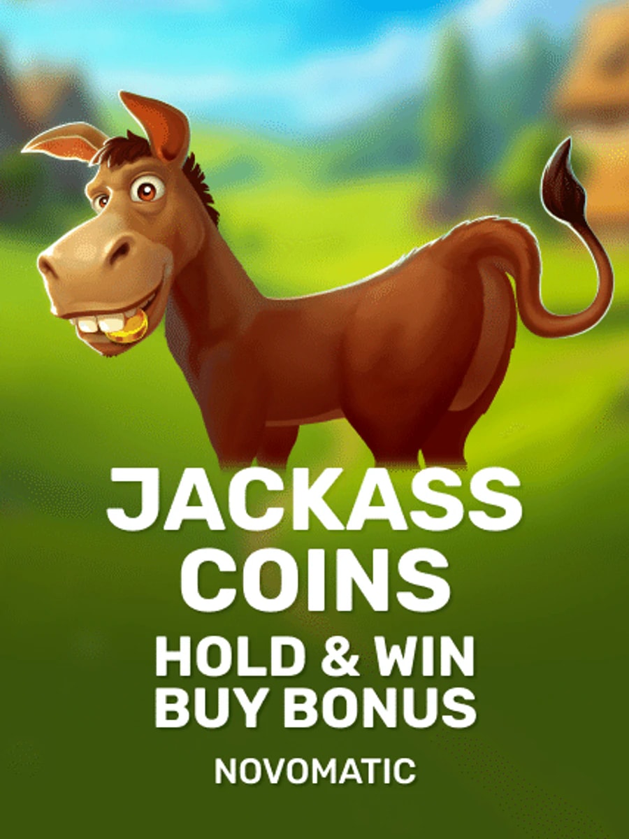 Jackass Coins Hold & Win Buy Bonus slot game artwork