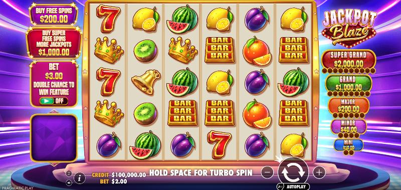 Jackpot Blaze slot game artwork