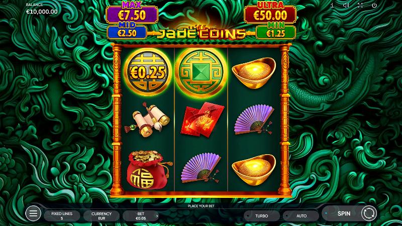 Jade Coins slot game artwork