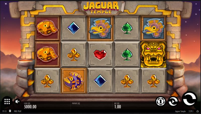 Jaguar Temple slot game artwork