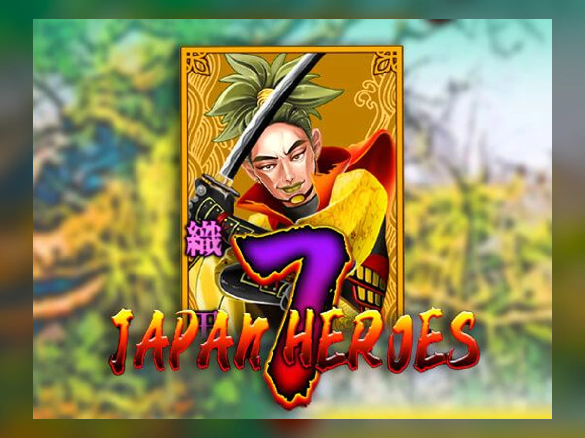 Japanese 7 Heroes slot game artwork