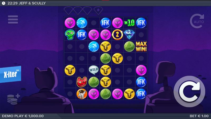 Jeff Scully slot game artwork
