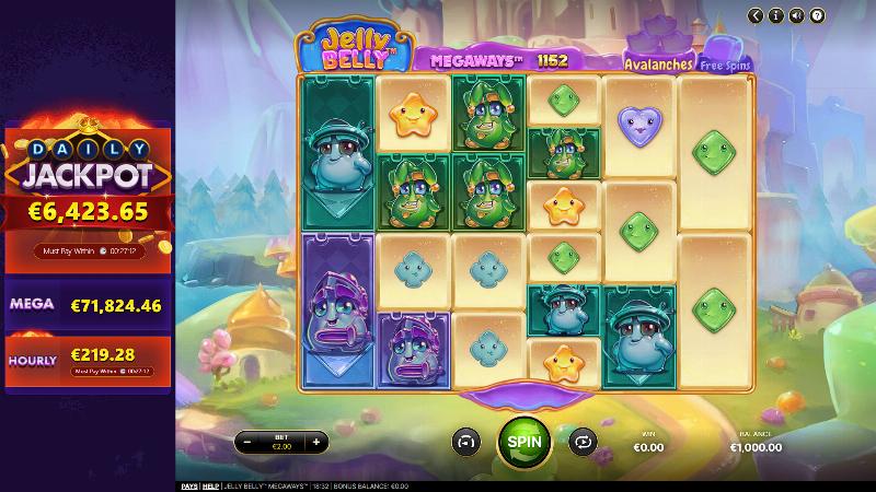 Jelly Belly Megaways slot game artwork