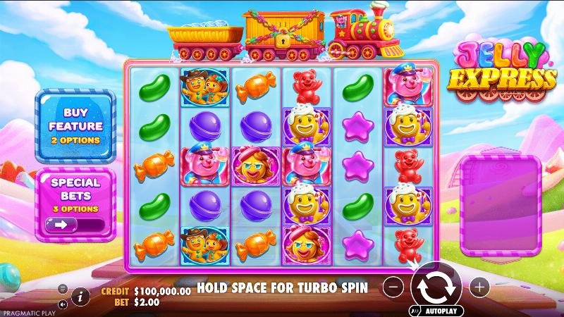 Jelly Express slot game artwork