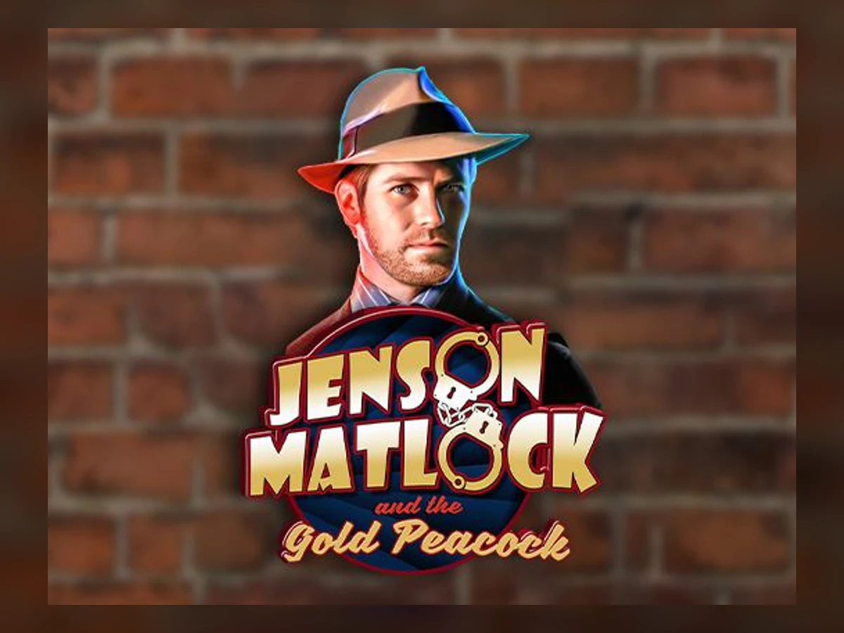 Jenson Matlock and the Gold Peacock slot game artwork