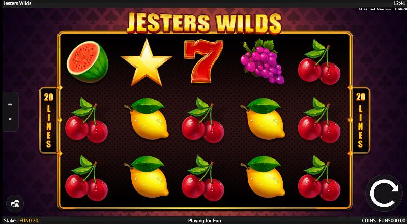 Jesters Wilds slot game artwork