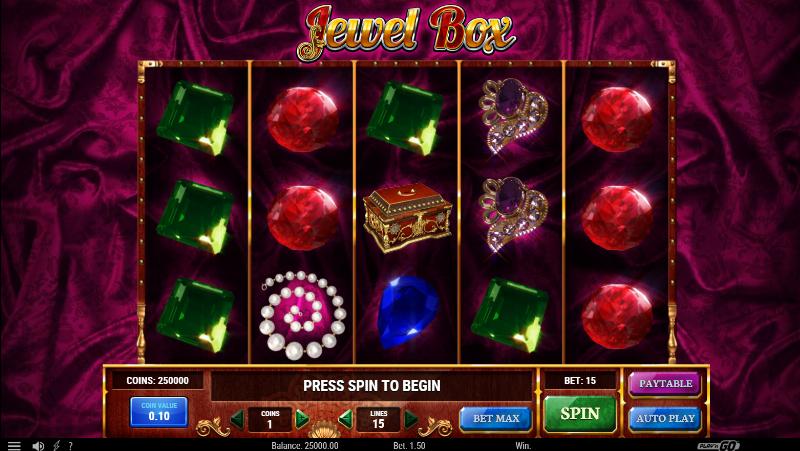 Jewel Box slot game artwork