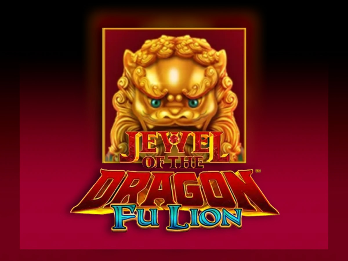 Jewel of the Dragon Fu Lion slot game artwork
