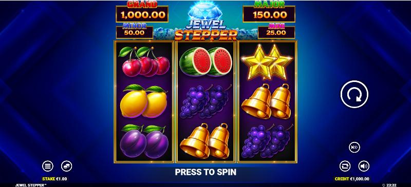 Jewel Stepper slot game artwork