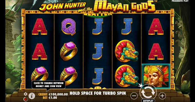 John Hunter And The Mayan Gods slot game artwork