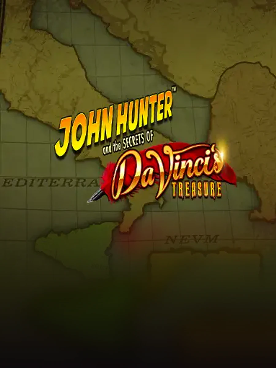 John Hunter and the secrets of Da Vinci's Treasure slot game artwork