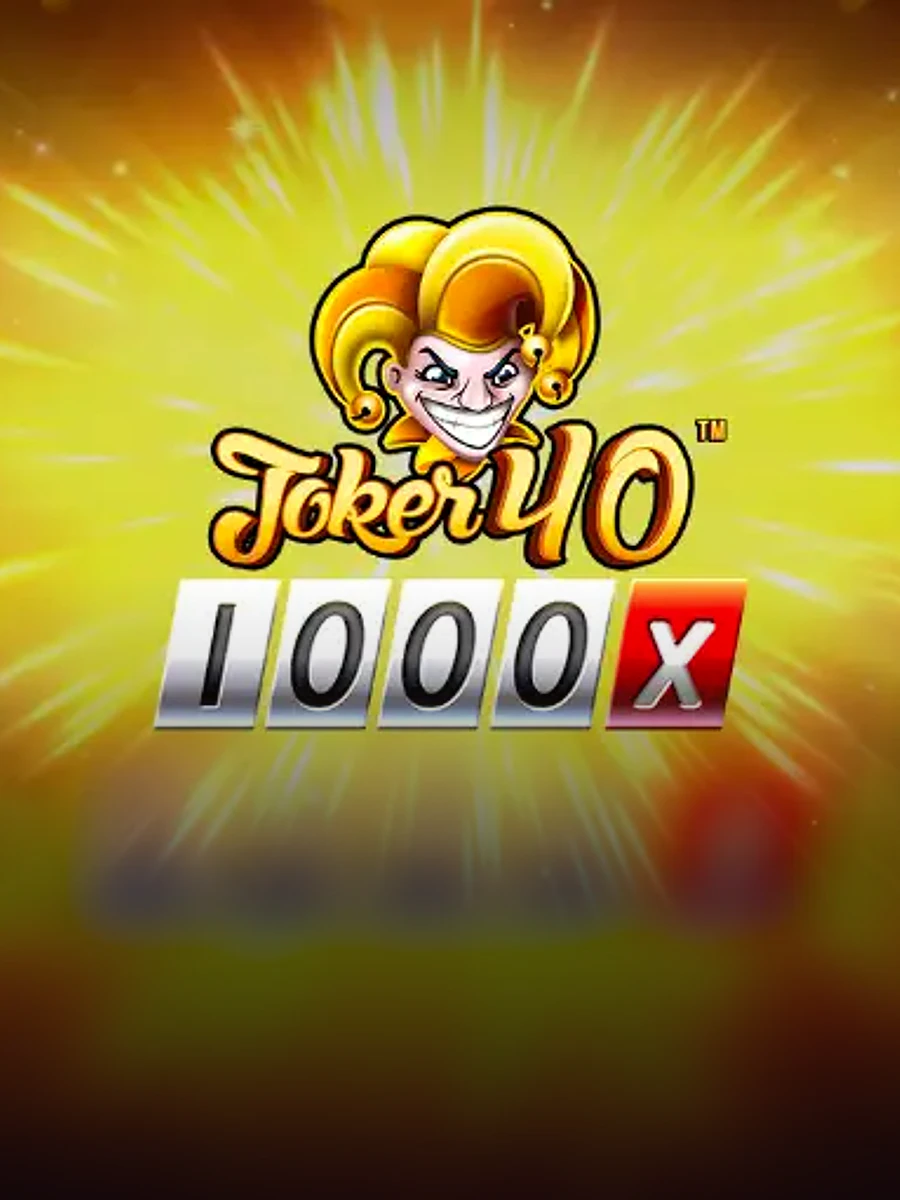 Joker 40 1000x slot game artwork