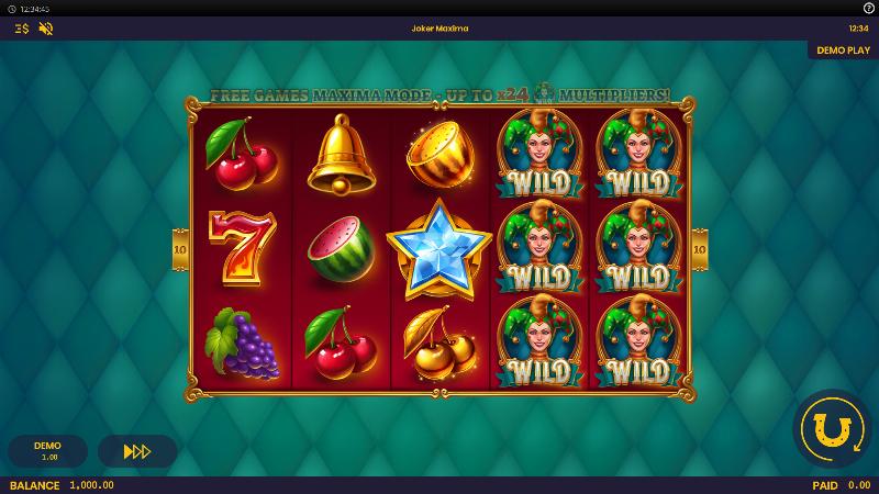 Joker Maxima slot game artwork