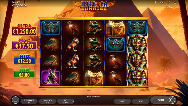 Joker Ra: Sunrise slot game artwork