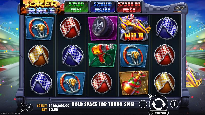Joker Race slot game artwork