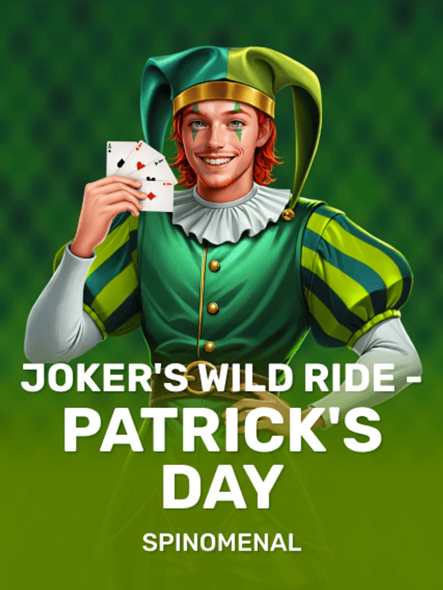 Joker's Wild Ride Patrick's Day slot game artwork