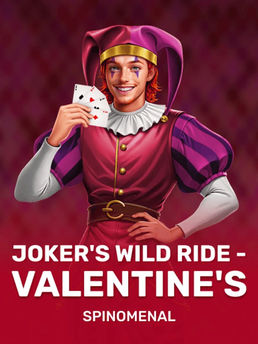 Joker's Wild Ride Valentine's slot game artwork