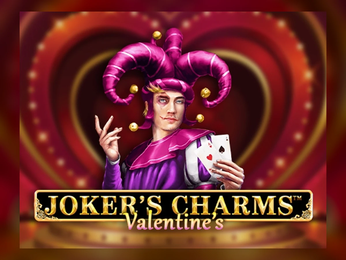 Joker's Charms Valentine's slot game artwork