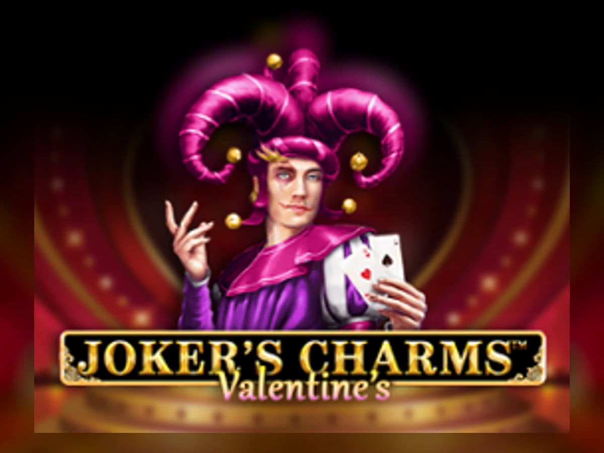 Joker's Charms Valentine's slot game artwork
